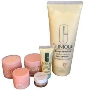 Clinique Skincare Set | Deep Comfort, Lotion, Moisture Surge, All About Eyes